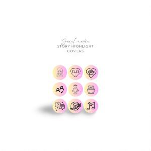 pastel social media story highlight covers pack