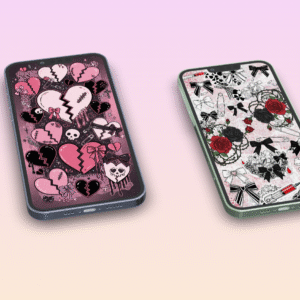 Jirai Kei Wallpaper Collection: 11 Broken Heart & Lace Phone Backgrounds
